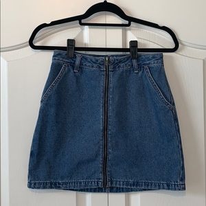 Hollister Ultra High Rise Denim Skirt